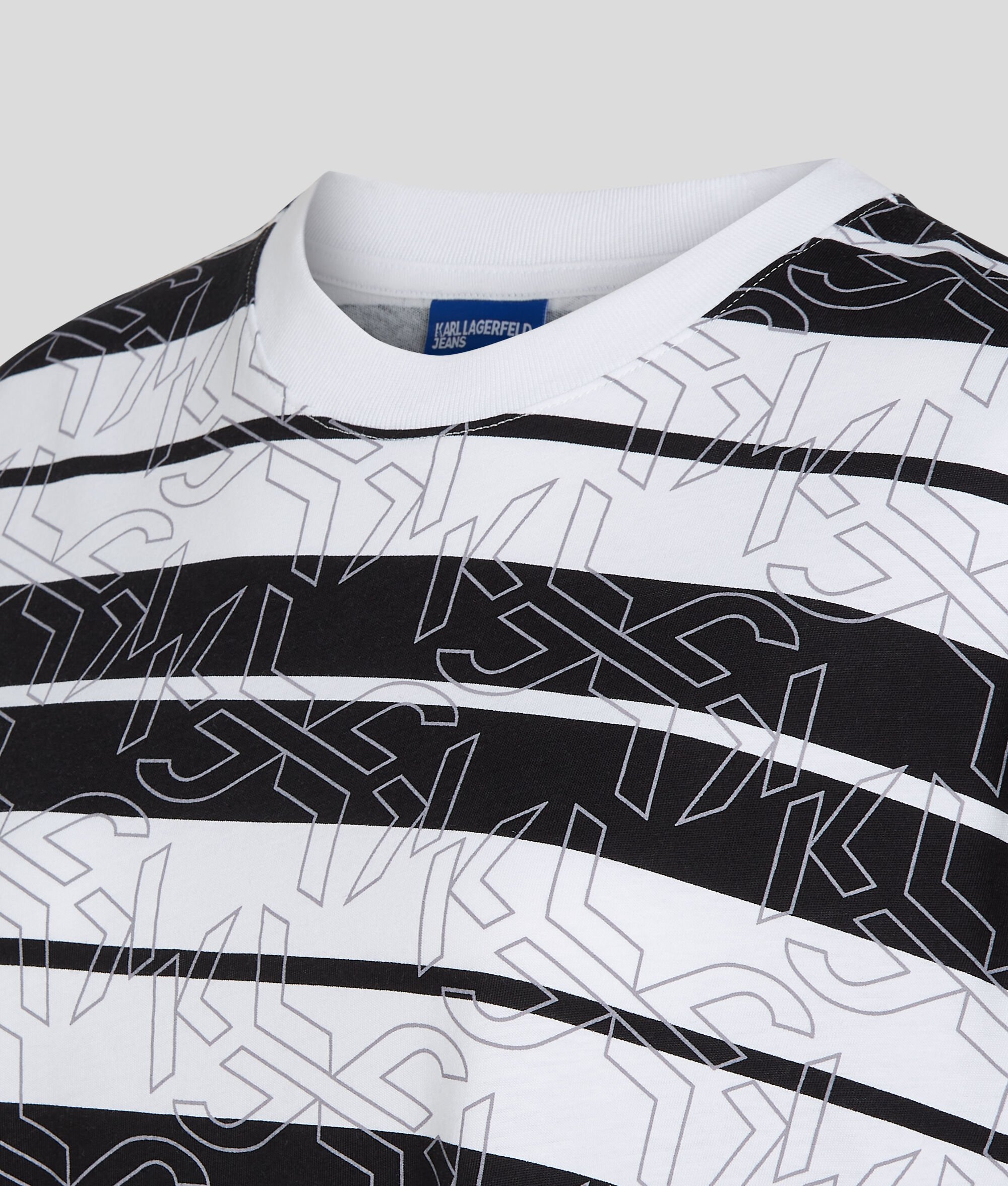 (image for) Tailored KLJ MONOGRAM STRIPE T-SHIRT